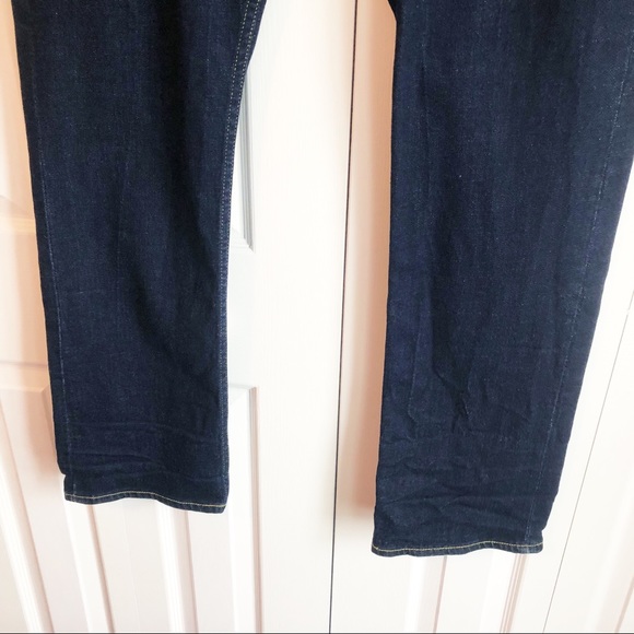 Five Four Dark Wash Blue Denim Relaxed Straight Jeans 38 - Picture 6 of 16